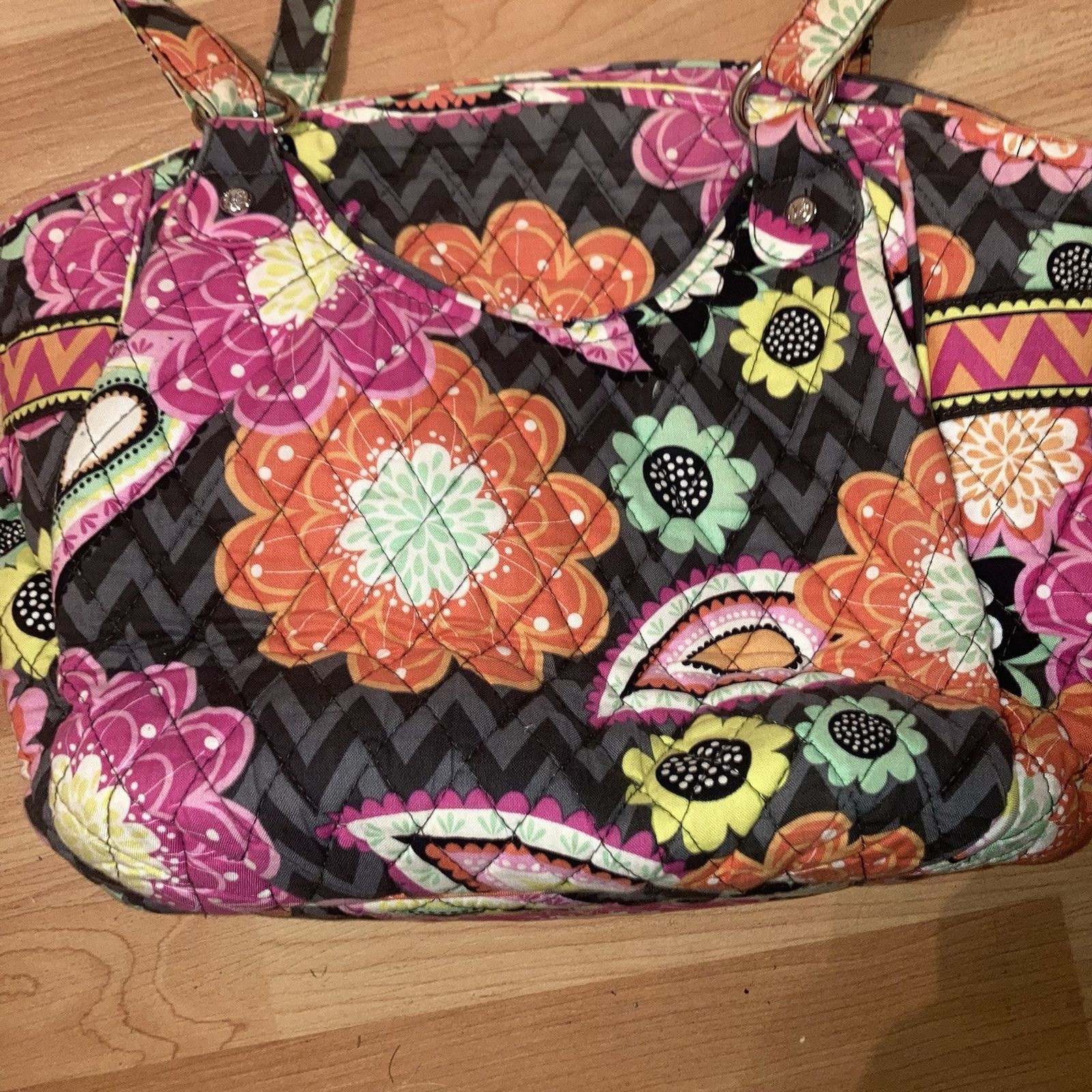 geenbee 花魁 Vera Bradley Ziggy Zinnia Tote/Glenna? Beautiful - Gem