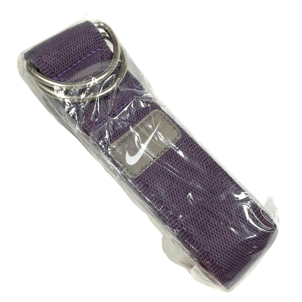 Nike Yoga Correa Estiramiento Posición Banda Púrpura NUEVO NUEVO CON ETIQUETAS Foto 2 de 4