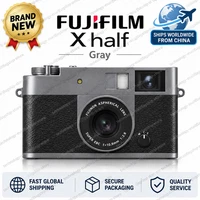 Fujifilm X Half 18MP Digital Camera Body, 10.8mm f/2.8 Lens, Charcoal Silver