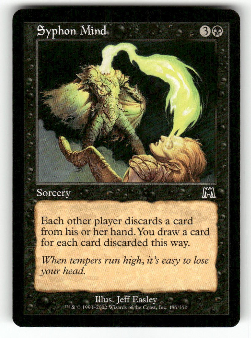 Syphon Mind 175 Common Onslaught Magic: The Gathering Near Mint