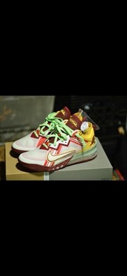 Mimi Plange × Nike Lebron 18 Low Higher Learning CV7562-102 Men's Size 10.5