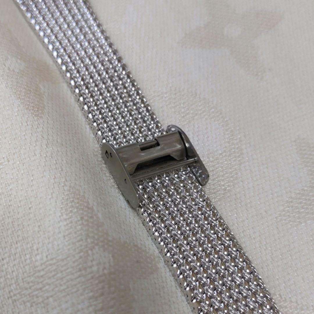 Junghans Qz J-9003M Silver Watch White Dial used with case