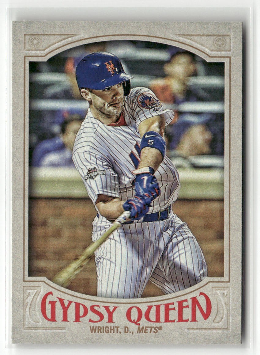 2016 TOPPS GYPSY QUEEN #106 DAVID WRIGHT NEW YORK METS