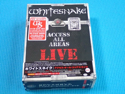 WHITESNAKE 8CD BOX Access All Areas w/Coaster 2025 OOP Japan NEW WPCR-18723/30