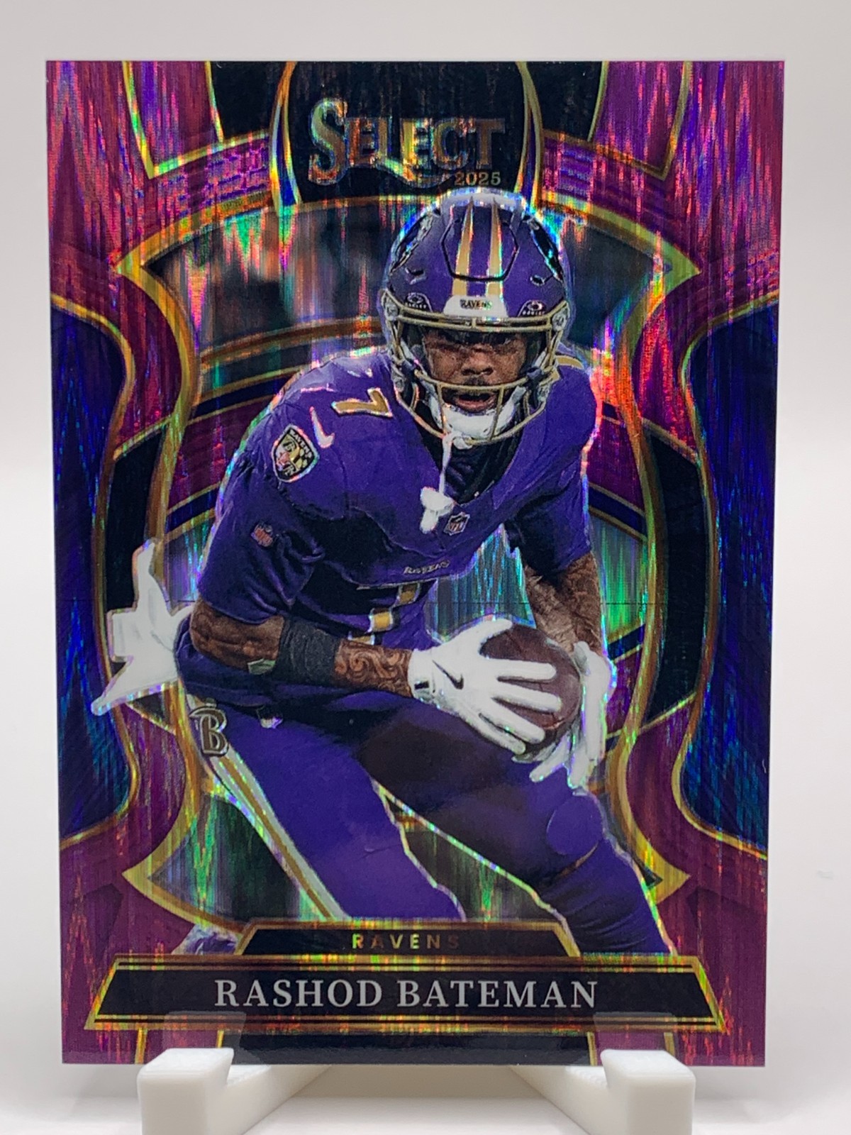 2025 Select RASHOD BATEMAN #62 Concourse Level PURPLE SHOCK PRIZM /699 D-2