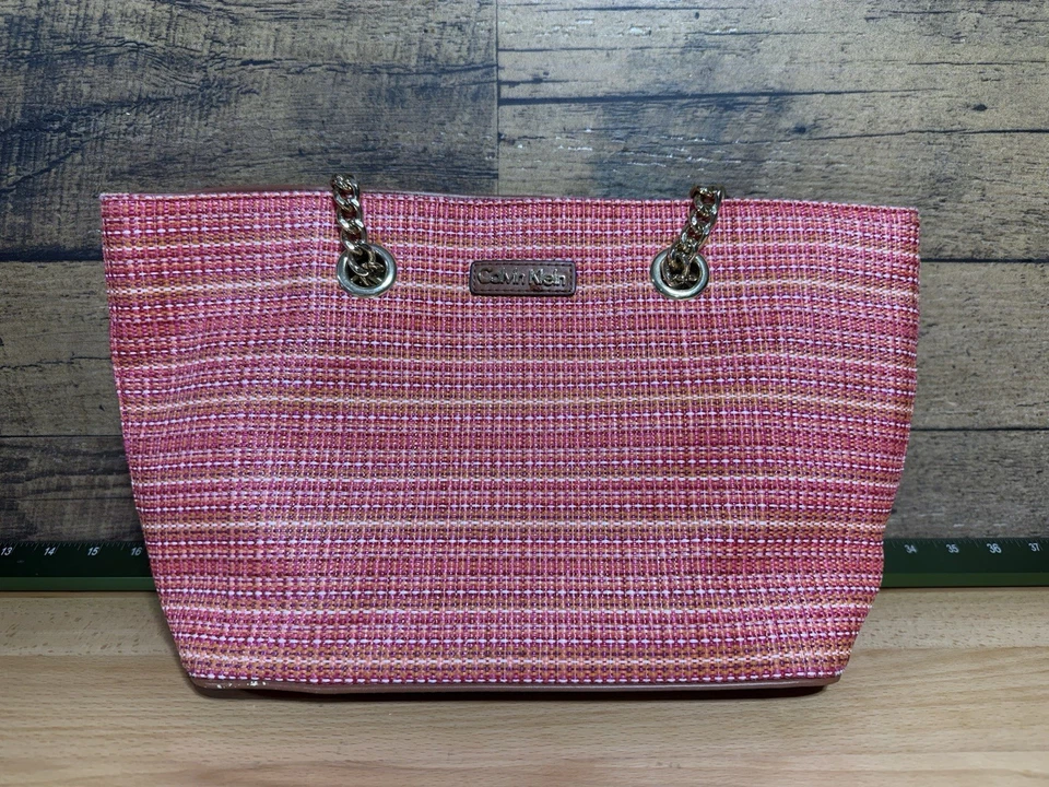 Bolso de Mano Calvin Klein Tejido Rafia Foto 4 de 4