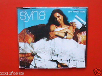 Syria Se tu non sei con me CD 2002 1° Edizione Raro Fuori Catalogo Usato 