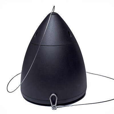 Soundavo HPS-6-BL-V Commercial 2-Way 6.5  Pendant Speaker with Woofer and Grippl
