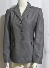 NEW Womens Ladies CALVIN KLEIN Silvery Gray Fully Lined Dress Blazer Jacket 6