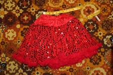 Assorted Child  s Red Sequined Ballet Dance Tutu  Tops