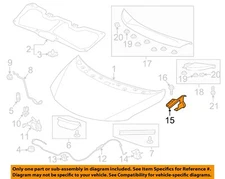 HONDA OEM 15-20 Fit Hood Hood Components-Hinge 60170TAR000ZZ