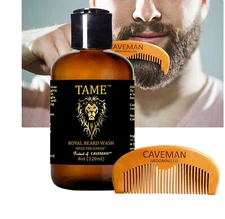 Premium Caveman® Beard Wash Shampoo 4oz (120ml) Hair Growth Stimulator