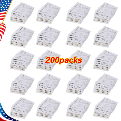 10-200 Packs SANDENT Dental Orthodontic Brackets Braces Mini MBT.022 3Hooks ty