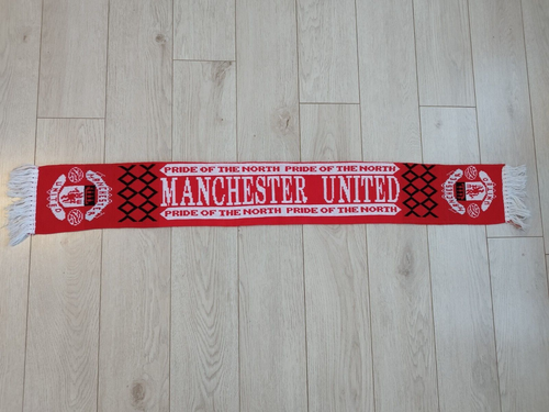 Manchester United Fan Vintage Fußball Schal - Bild 2 von 7