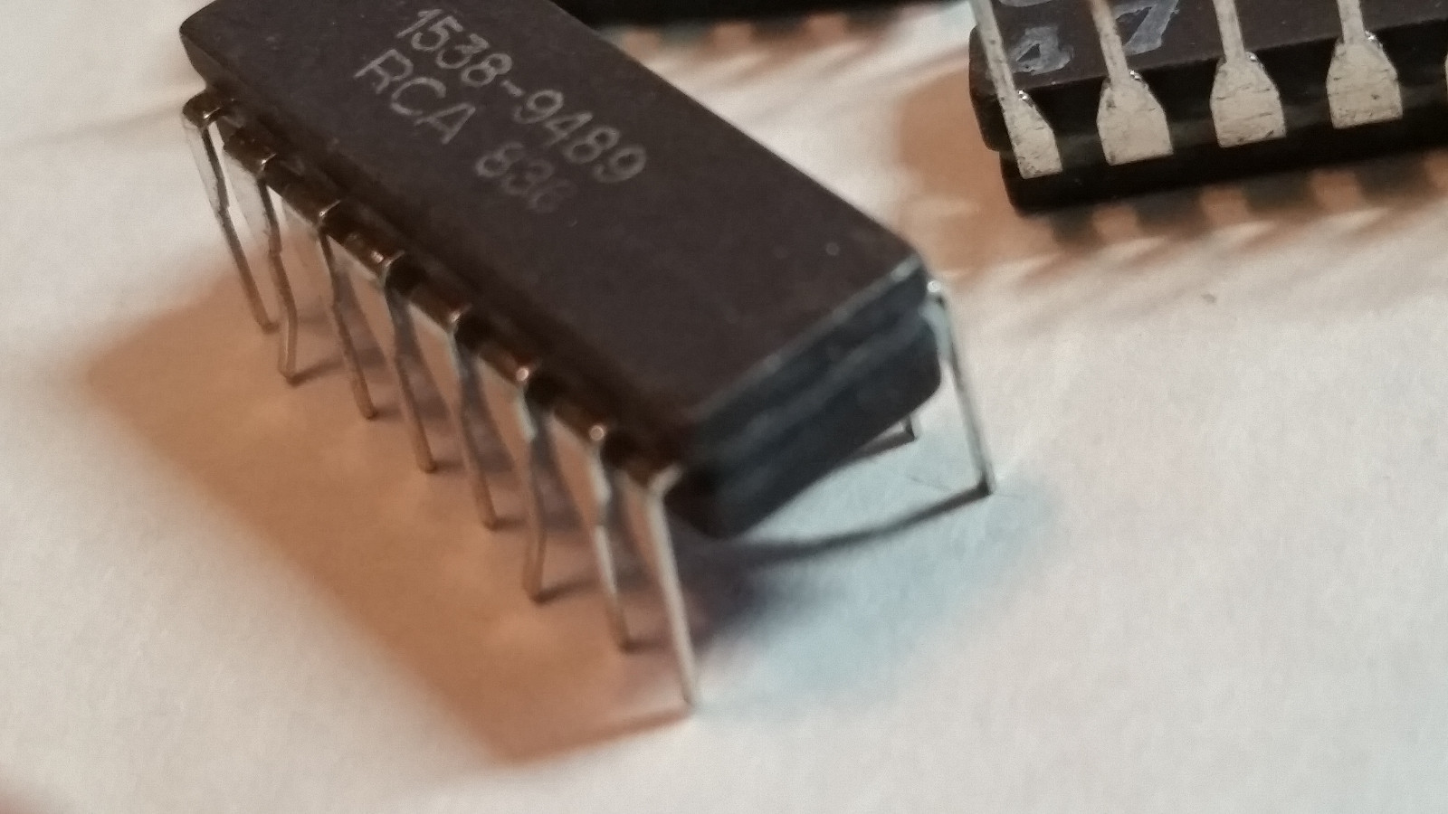 Rca Cpu Computer 10 VINTAGE 16-Pin Computer Integrated Circuit Processor Chip RCA 836 ...