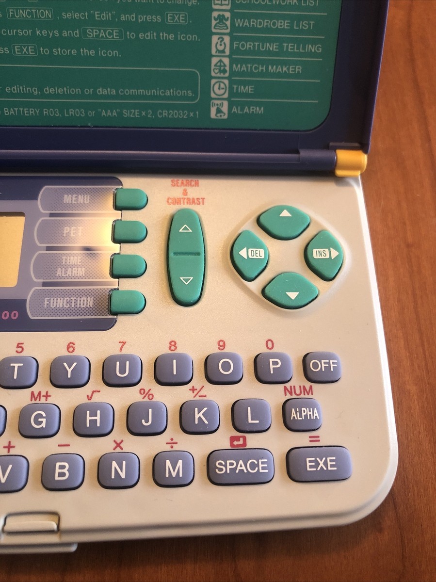 RARE PERFECTLY WORKING JD-6600 Casio My Super Magic Diary Pet
