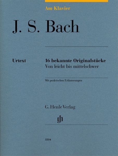 Thumbnail - Johann Sebastian Bach - Am Klavier - 16 Bekannte Originalstücke