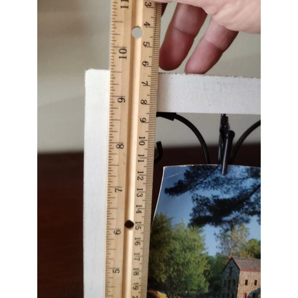 Black White Message Board Metal Clips 10x12 Desk Office Kitchen To Do List - Image 4 of 4