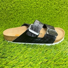 Birkenstock Arizona Womens Size 7 Black Beach Walking Slide Sandals Shoes