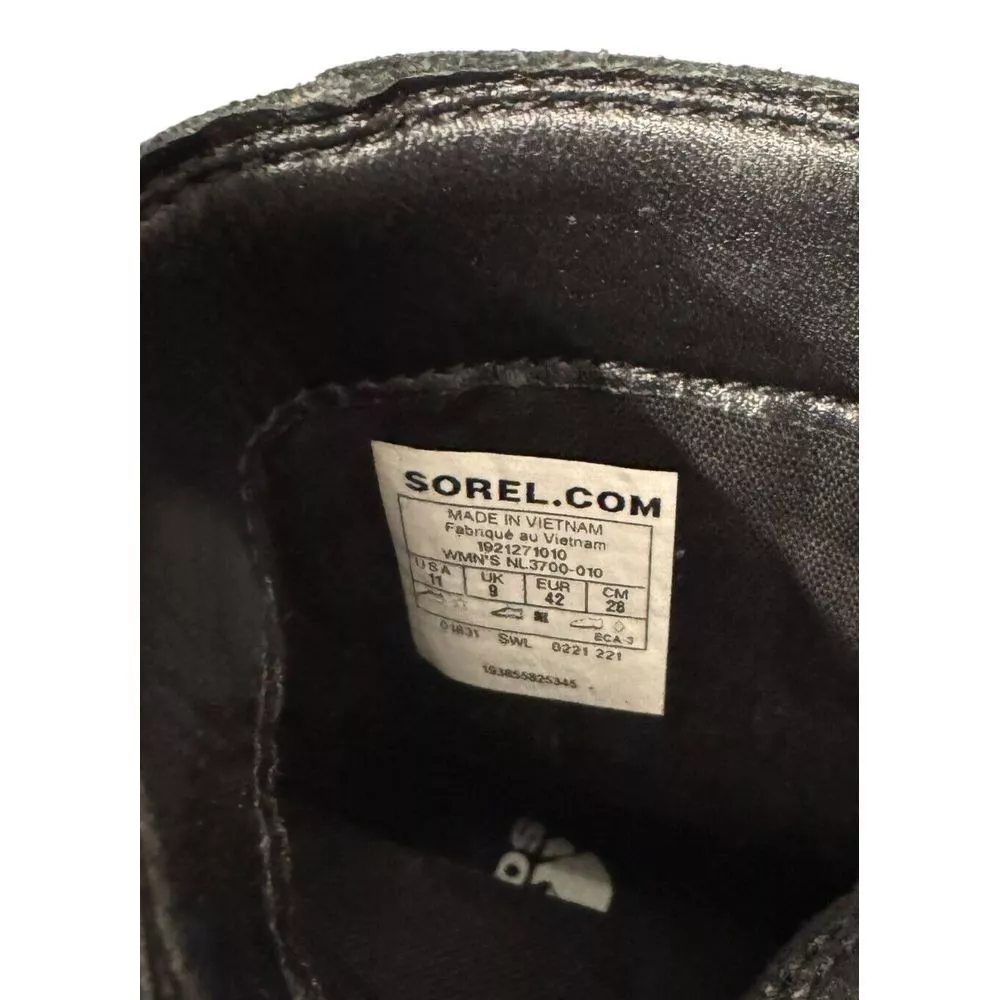 sorel lennox lace leather waterproof ankle boots