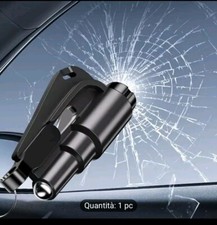 1Pc Martello di Sicurezza d'Emergenza per Auto con Rompivetro in Acciaio