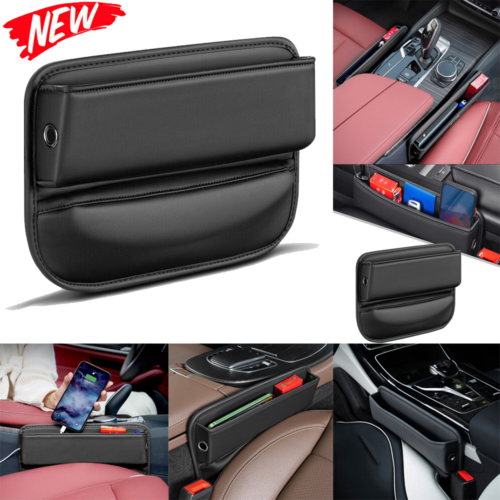Auto Accessories Car Seat Side Pocket Organizer Crevice Gap Filler Storage Box - Picture 1 of 13