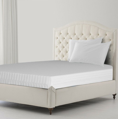 100 % Baumwolle SATIN Gesamtgehäuse Abdeckung Reißverschluss Voll Matratzenschoner Doppel - Bild 13 von 31