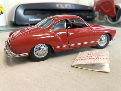 フランクリンミント 1967 volkswagen karmannghia FRANKLIN MINT 1967 VOLKSWAGEN KARMANN GHIA 1:24 PRECISION