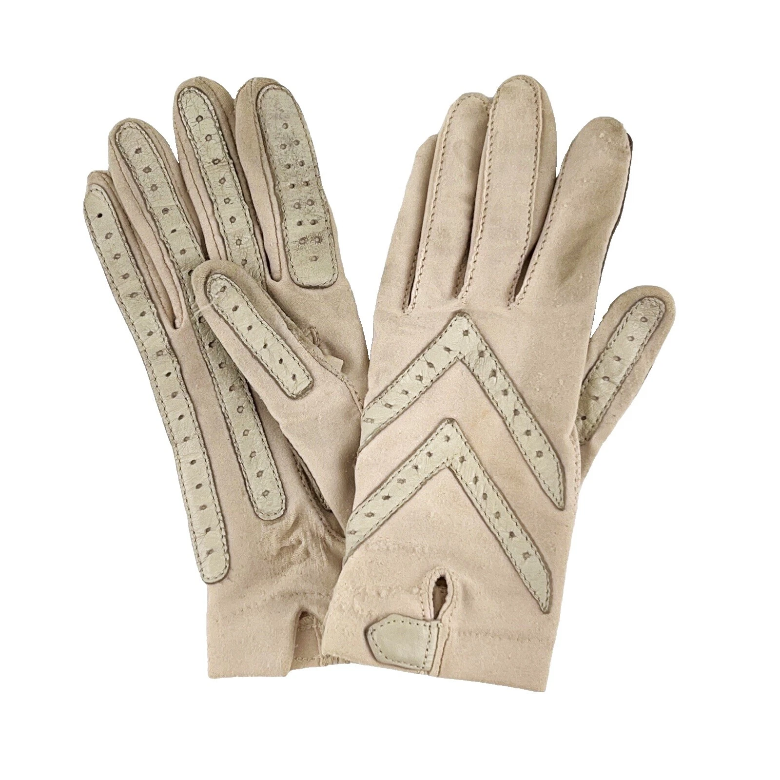 Guantes de nylon 1980s Vintage