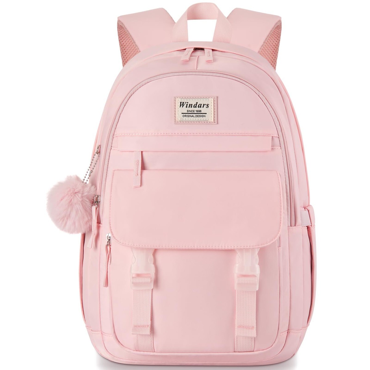 Pink School Backpack Teen Girls Cute College Laptop