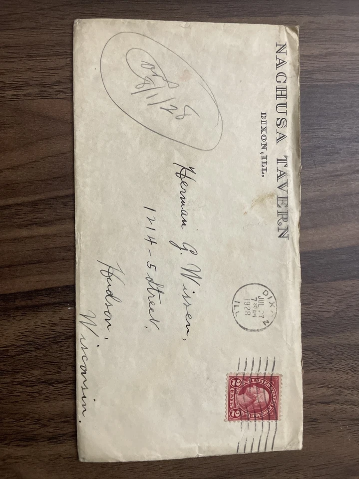 Used Rare 2 Cent Us Post Card Stamp George Washngton 1928 - Image 2 of 3