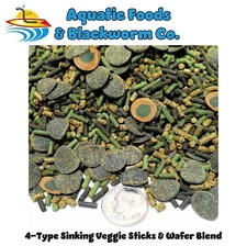 Veggie Lovers Sinking Blend for African Cichlids, Shrimp, Snails, Crays GB-160