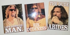 3 big Lebowski magnets 3 1/2” by 2 1/2 The Dude 