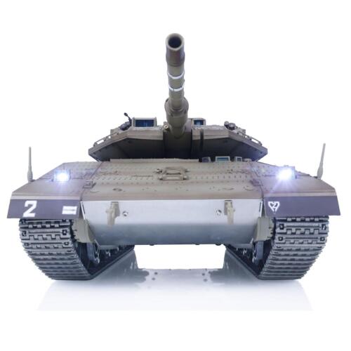 Heng Long 1/16 IDF Merkava MK IV IR BB RC Tank Metal Chassis Barrel Recoil Laser - Picture 5 of 12
