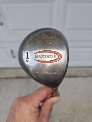 Medicus Maximus Weighted Training Driver RH 1 Wood 12 Degree Loft Golf Club 
