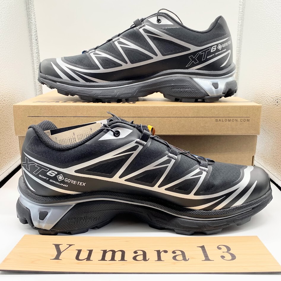 Salomon XT-6 GORE-TEX Black Footwear Silver L47450600 Men's Salomon XT-6 GORE-TEX Black Footwear Silver L47450600 Men's