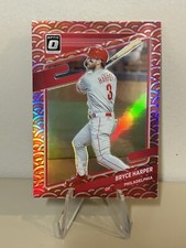2021 Donruss Optic Photon Prizm Parallel Bryce Harper #176 Philadelphia Phillies