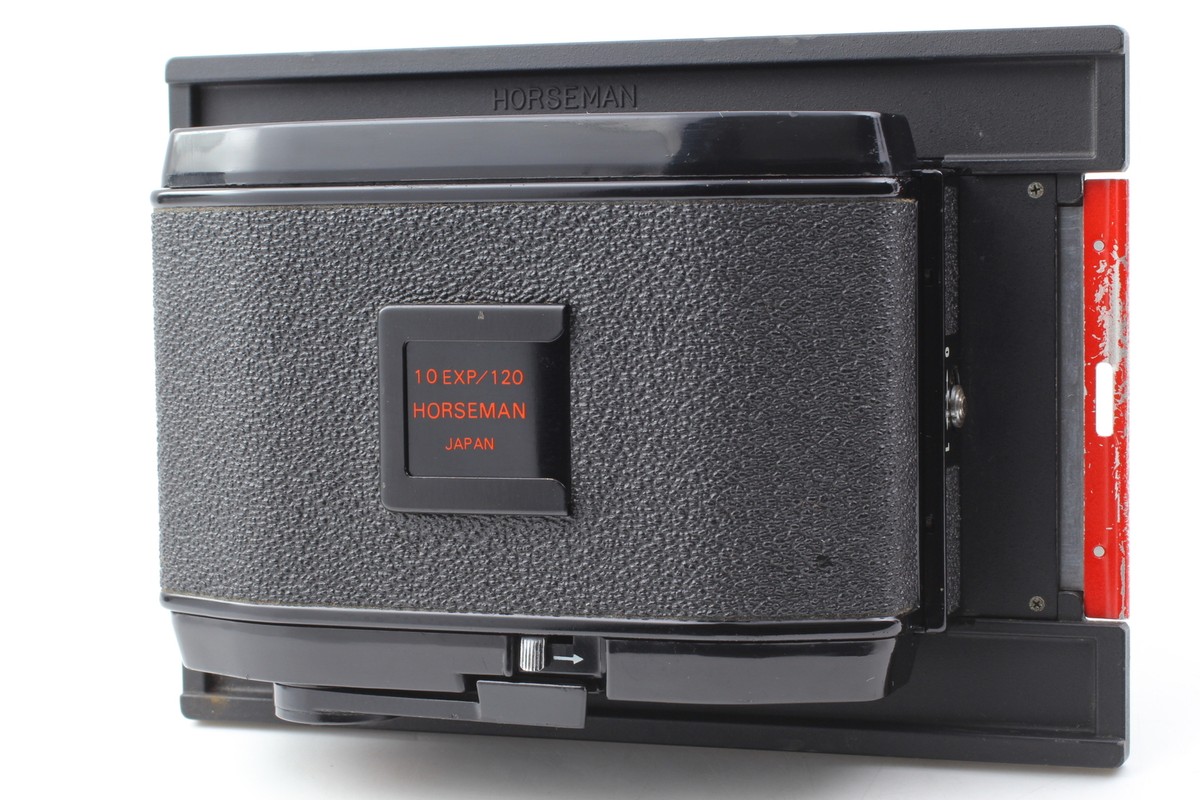 ホースマン 10EXP 120 フィルムバック Exc+5] Horseman 10EXP/120 Roll Film Back Holder 6x7 for 4x5