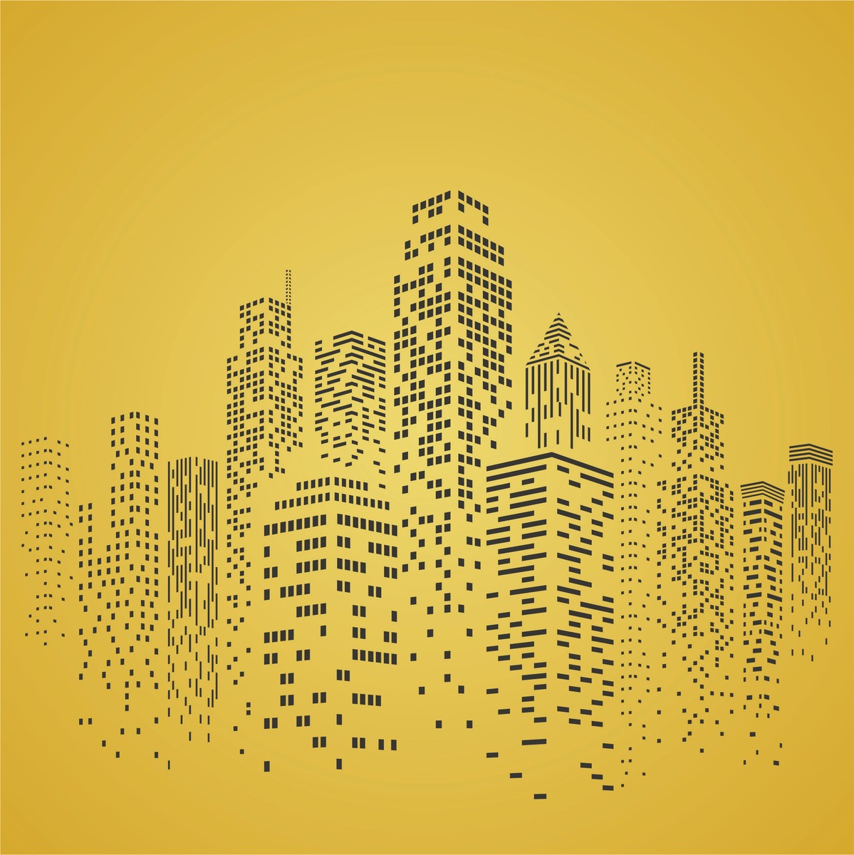 Skyscraper Stencil - Cityscape Skyline City Buildings | eBay skyscraper-stencil-cityscape-skyline-city-buildings-ebay
