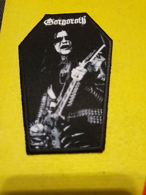 Gorgoroth coffin patch shape immortal emperor Ulver Satyricon Mgla *