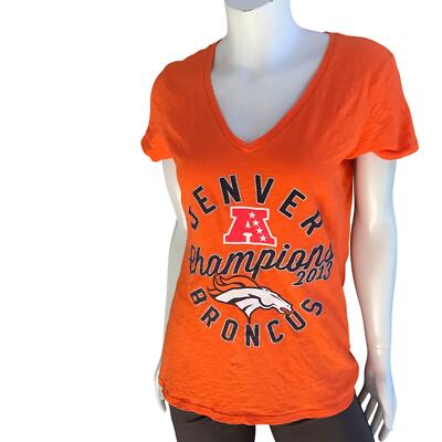 G-III 4 Her by Carl Banks NFL Denver Broncos Short Sleeve Shirt Women's Size M