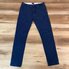 J Crew Pants Mens 29 x 29 Chino 484 Navy Blue Slim Stretch