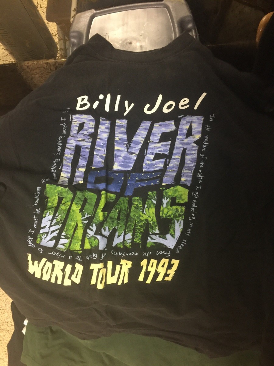 VTG BILLY JOEL RIVER OF DREAMS TOUR 93 XL T -SHIRT | eBay