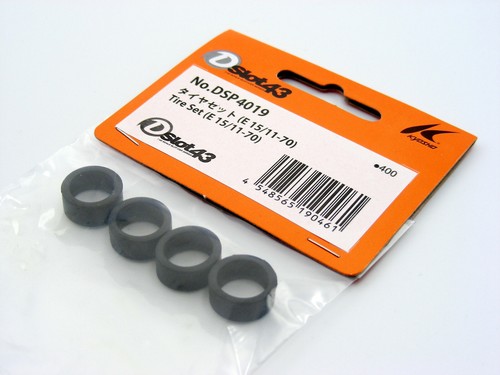 Kyosho DSlot43 DSP4019 Tire Set E 15/11-70 Porsche Corvette McLaren F1 Slot Cars - Picture 3 of 4