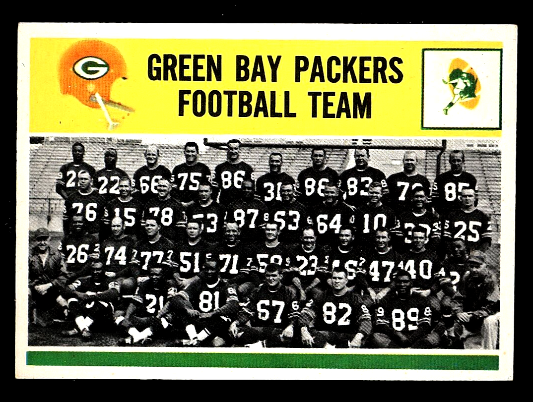 1964-philadelphia-green-bay-packers-team-photo-83-nm-nm-combined