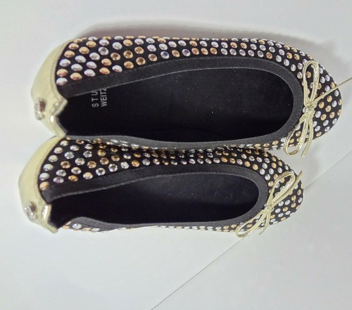 Stuart Weitzman Ballet Flat Shoes  Fannie Tara Embellished Children Size 3  Shoe - Picture 6 of 12