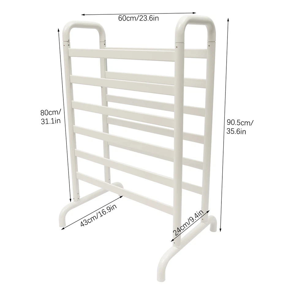 White TS03-6080 Space Aluminum Electric Heater Towel Holder 180W - Image 4 of 4