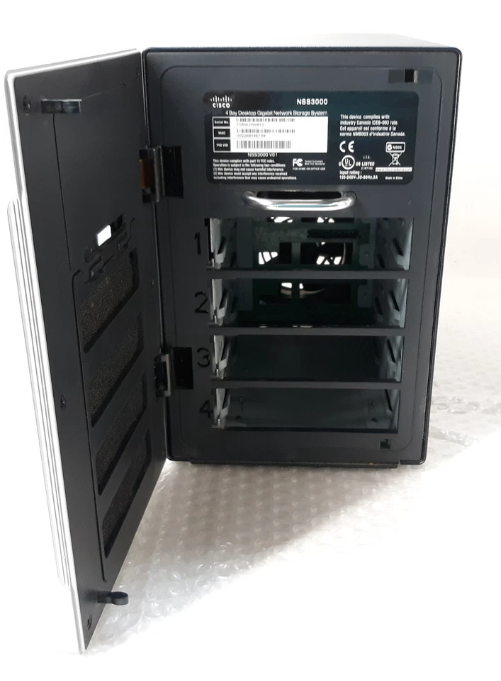 Genuine Cisco NSS3000 Series NSS3000 V01 4-Bay Desktop Gigabit Network Storage - Image 2 of 4