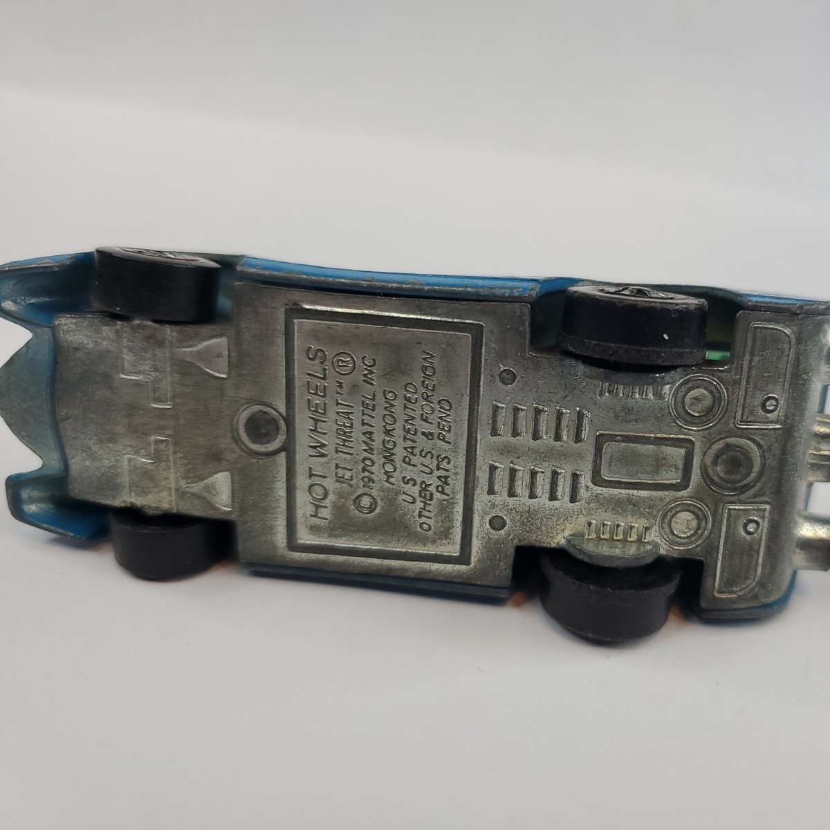 Redline Hotwheels Blue 1973 Jet Threat enamel | eBay