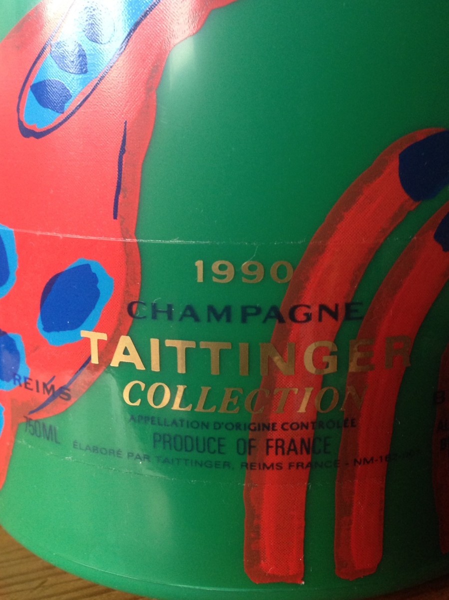 Taittinger Champagne Art Collection, Corneille,1990 Empty Taittinger Champagne Art Collection, Corneille,1990 Empty